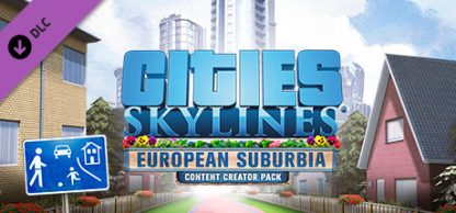 Cities: Skylines - Content Creator Pack: European Suburbia DLC EU Steam CD Key