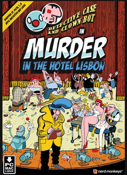 Detective Case and Clown Bot in: Murder in the Hotel Lisbon Steam CD Key